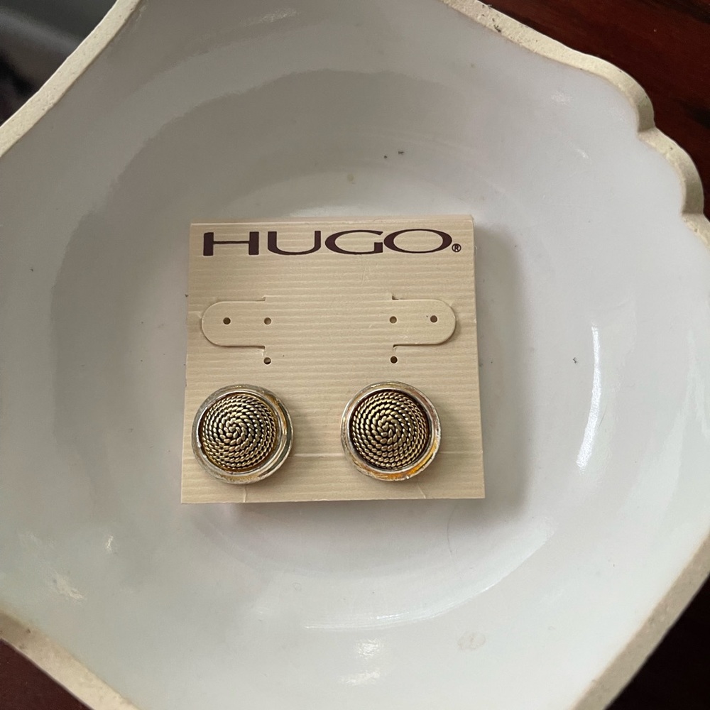 Silver clip on earrings